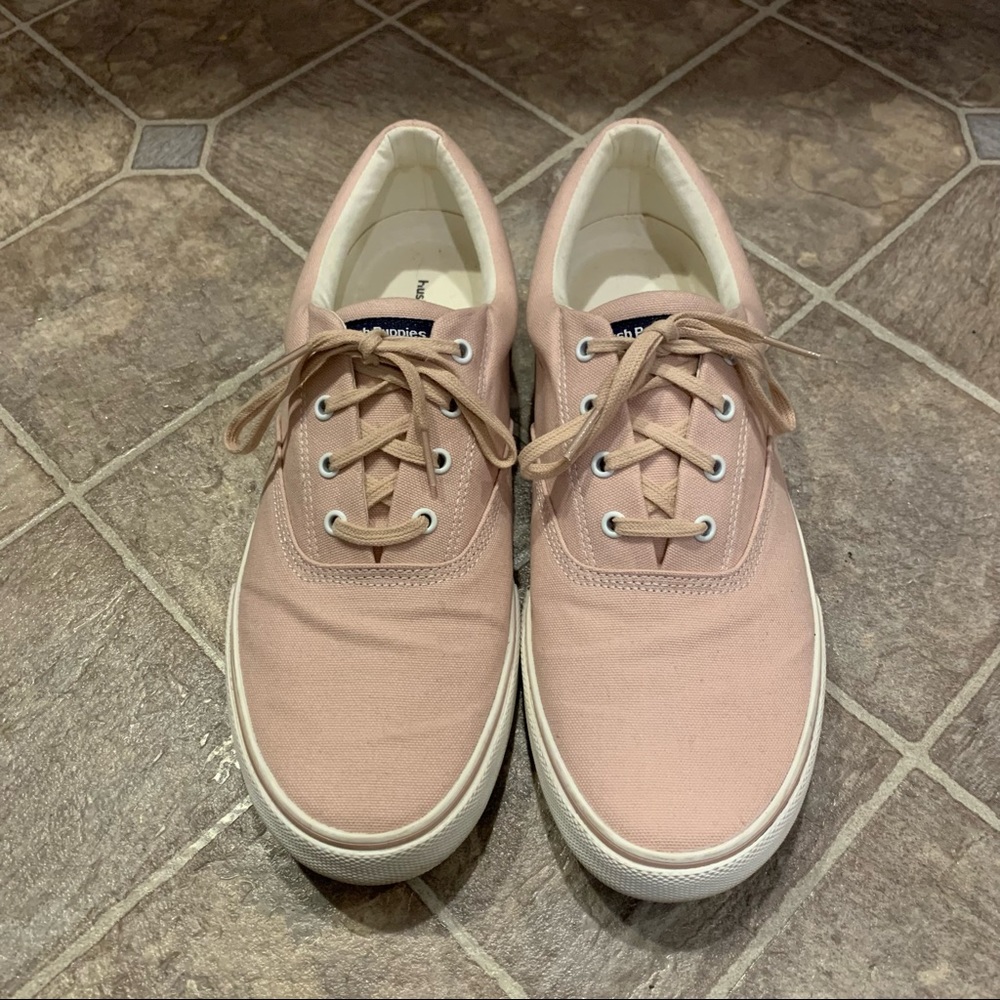 Hush Puppies Bounce Medium Moyen Sneakers Shoes // Size 11 // Blush Pink - Picture 7 of 14